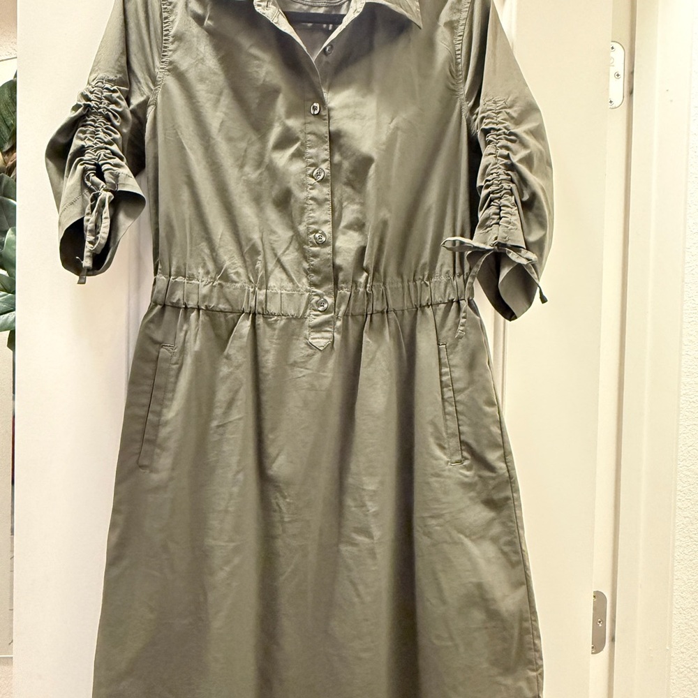 Converse Khaki Long Sleeve Dress